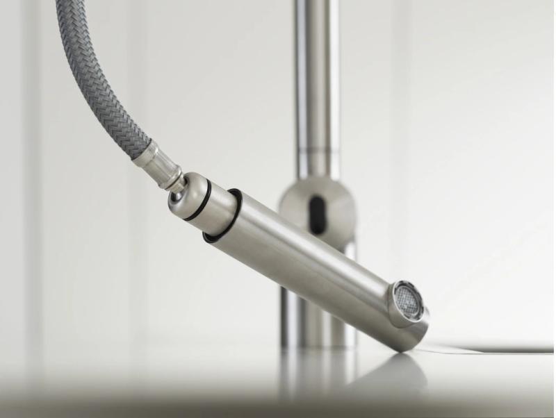 Franke borstad rostfri sensor Köksblandare Atlas Neo med utdragbar pip inox 115.0625.523