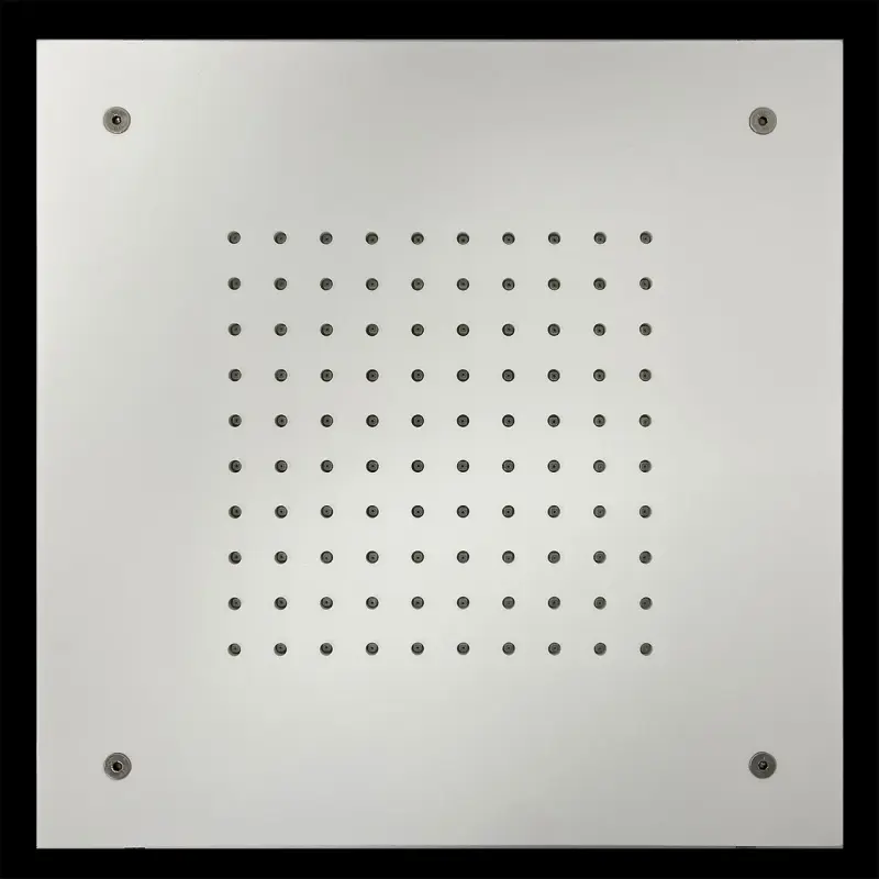 SB Rubinetterie matt vit corian solid surface inbyggd fyrkantig regndusch takduschhuvud 30cm 1208954082