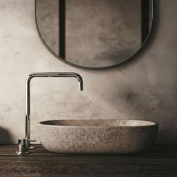 Waterevolution Flow 2-håls tvättställsblandare hög pip 222 krom T122H01