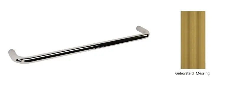 Waterevolution flow handdukshållare 35cm Borstad mässing A111LE