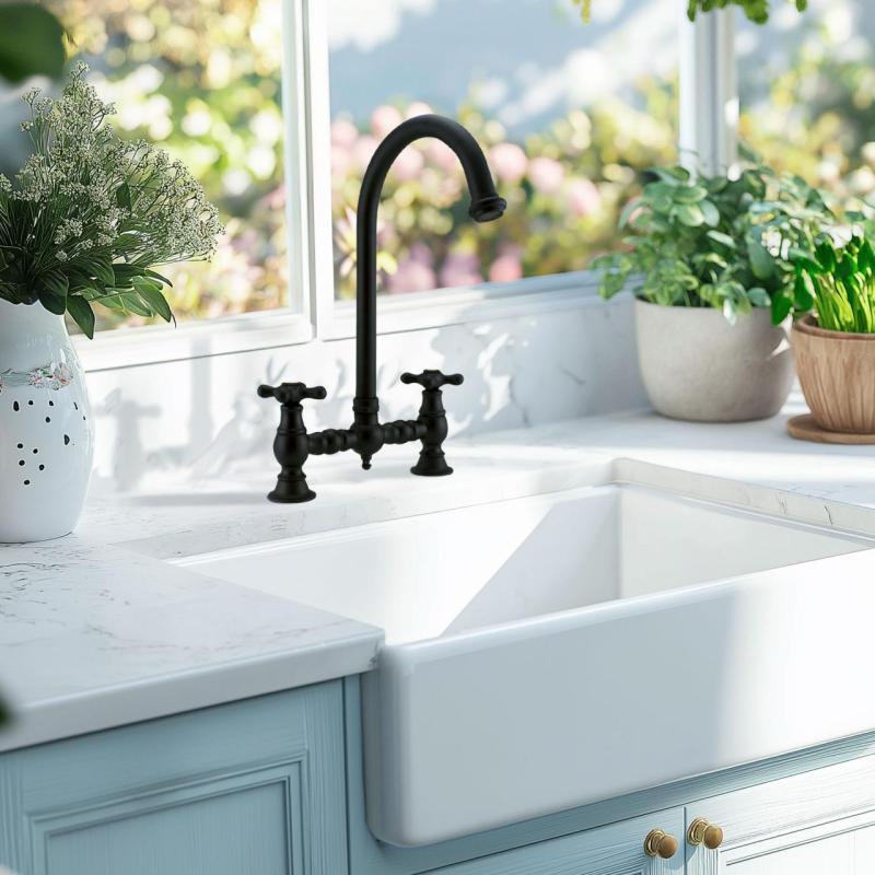 PB Nostalgisk Bryggkran matt svart rund pip med stjärnknoppar 1208954671