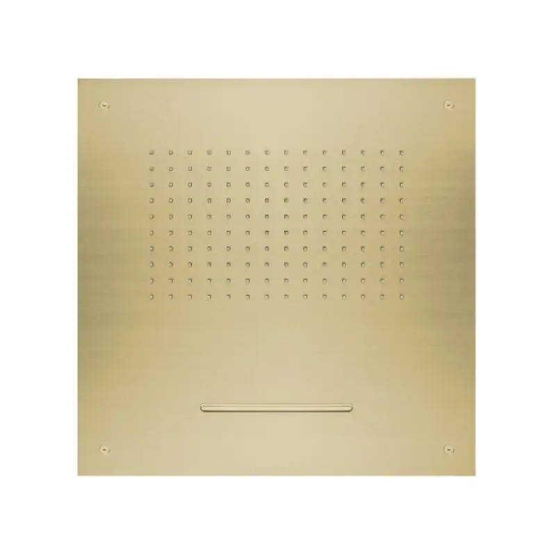 SB Square 316 Regndusch inbyggd med vattenfall 50x50cm takduschhuvud PVD guld 1208955319