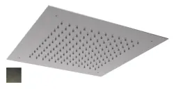 SB Square 316 Takdusch inbyggd 38x38cm PVD gun metal 1208955329