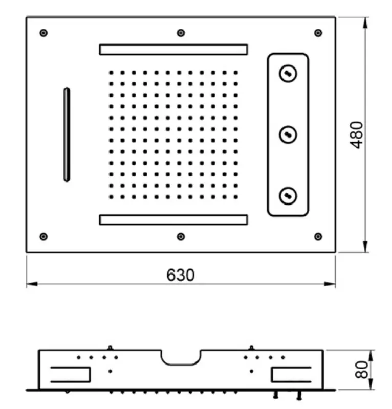 SB Spin Temptation Kromoterapi Regndusch inbyggnad matt vit 1208955417