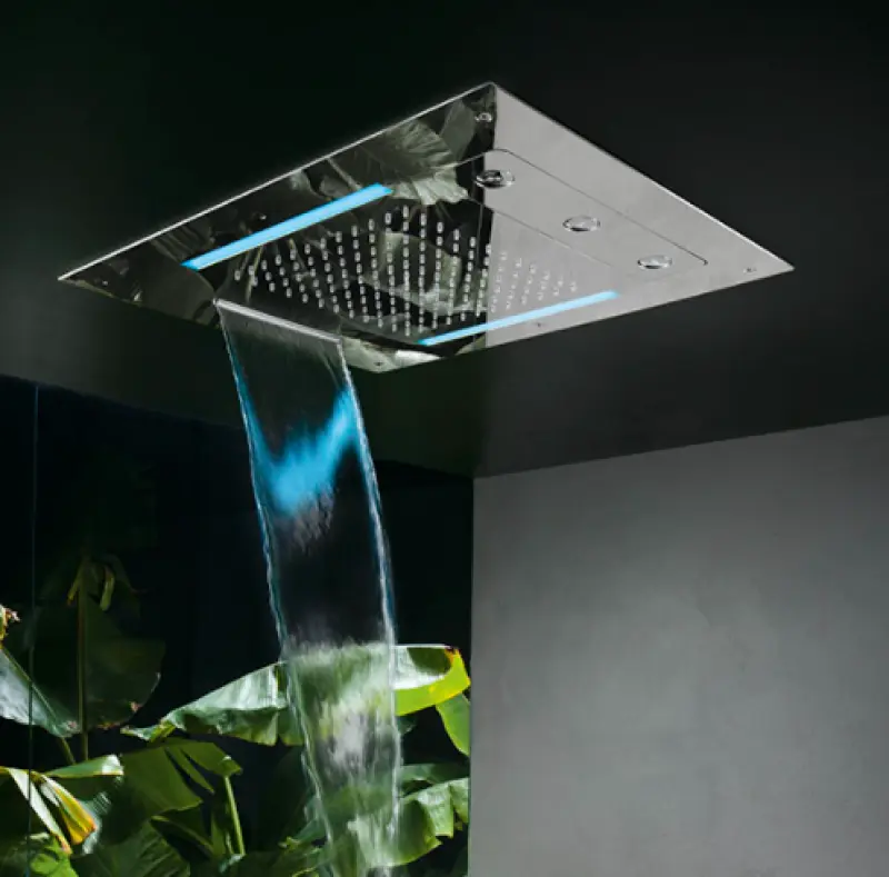 SB Spin Temptation Kromoterapi Regndusch inbyggd PVD gun metal 1208955420