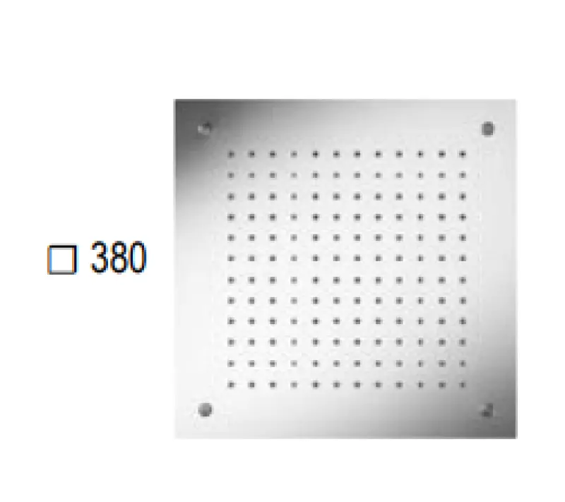 SB Square Kromoterapi Regndusch Inbyggnad PVD Koppar 1208955465