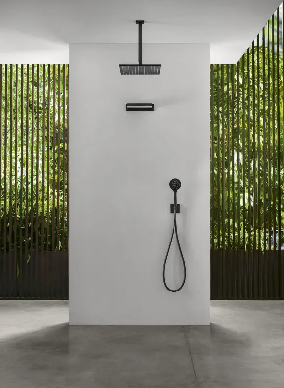 SB Rubinetterie Regndusch Eco Air vattensparande fyrkantig regndusch Krom 30x30cm 1208955532