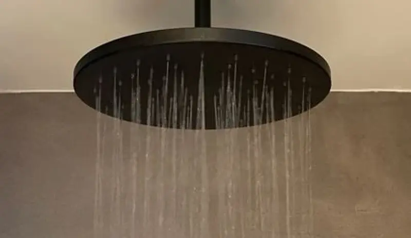 SB Rund Mässing Regndusch Huvuddusch 30 cm Matt Svart 1208955622