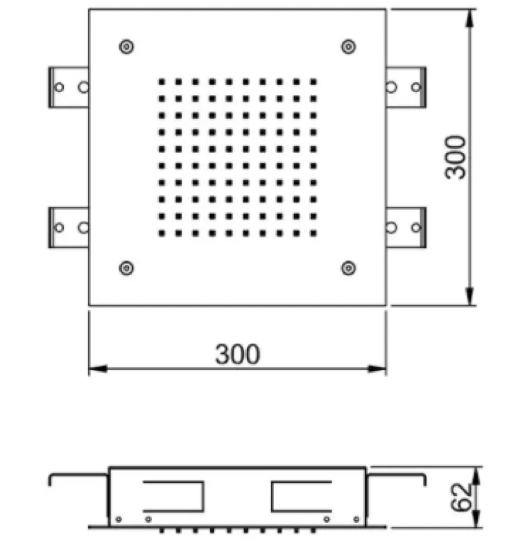 SB Temptation Inbyggd Regndusch Fyrkantig 30x30cm Fullständigt Rostfritt Stål 1208955717