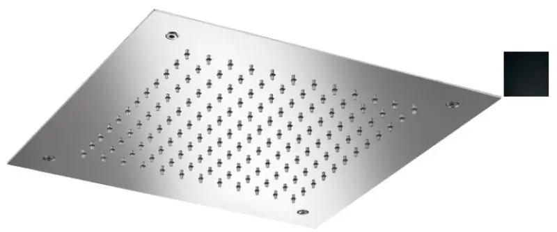 SB Temptation Inbyggd Takdusch Fyrkantig 38x38cm Matt Svart 1208955761