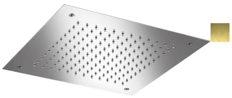 SB Temptation Inbyggd Regndusch Fyrkantig 38x38cm PVD Guld 1208955765