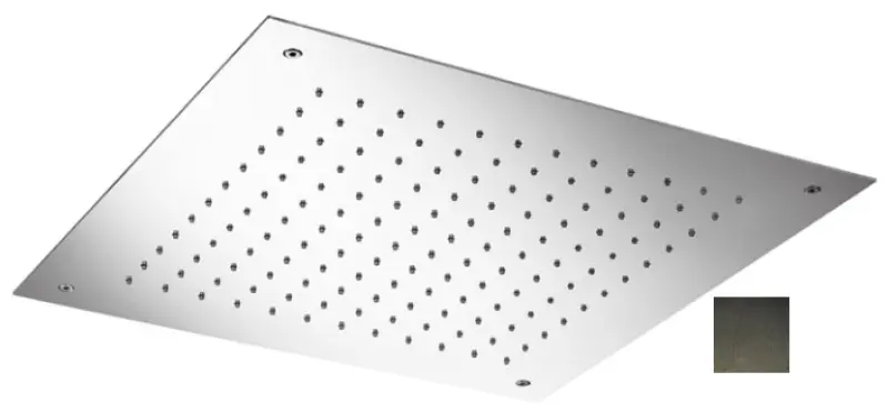 SB Temptation Inbyggnadsdusch fyrkantig 50x50cm PVD Gun Metal 1208955779