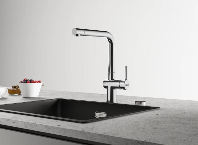 Franke Active L Köksblandare krom med svängbar pip 115.0653.298