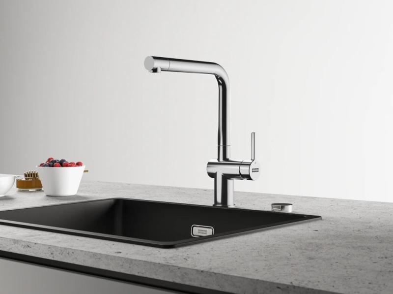 Franke Active L Köksblandare krom med utdragbar handdusch 115.0653.379