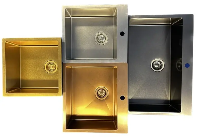 Ausmann Turt guld handfat PVD NANO Guld 40x40 undermontering planmontering och toppmontering 1208956938