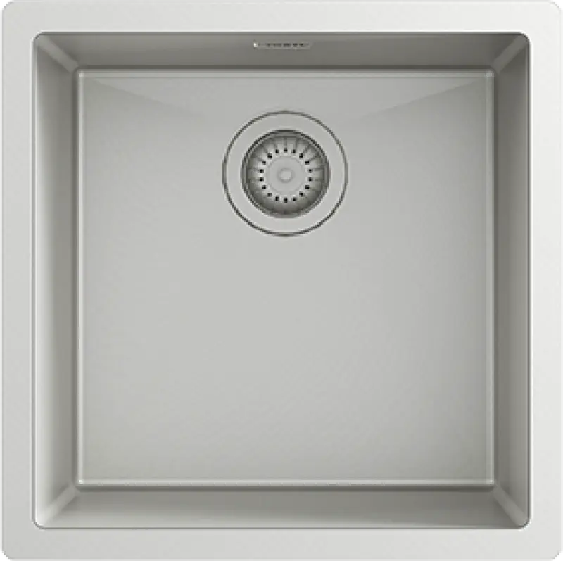 Ausmann Turt RVS diskbänk PVD NANO 40x40 undermontering planmontering och toppmontering 1208956947