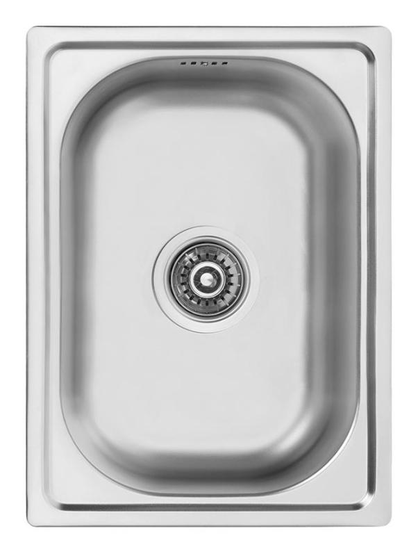 Ausmann Basic liten rostfri diskho för bänkmontage 35x48 cm inklusive avloppssats 1208956971