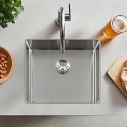 Lorreine 45SL1016 Slim diskho 45x40cm planmontering rostfritt stål