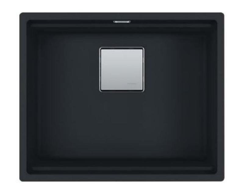 Franke Kubus KNG 110.52 matt svart diskho 52x42 granit undermontering 125.0627.319