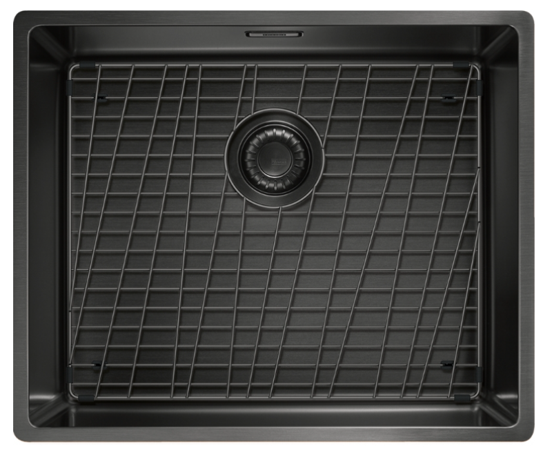 Franke Mythos Masterpiece BXM 210.50 PVD Gun Metal Diskho 500x410mm Planmontering och Undermontering 127.0672.129