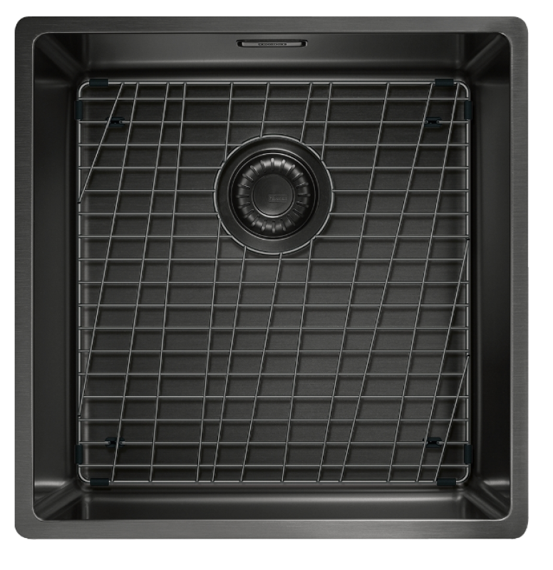 Franke Mythos Masterpiece BXM 210.40 PVD Gun Metal Diskho 400x410mm Planlimning och Undermontering 127.0674.537