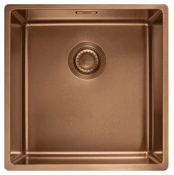 Franke Mythos Masterpiece BXM 210.40 PVD Koppar Diskho 400x410mm Planmontering och Undermontering 127.0674.583