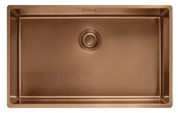 Franke Mythos Masterpiece BXM 210.68 Stor PVD Koppar 685x410mm Planmontering och Undermontering Diskho 127.0674.535