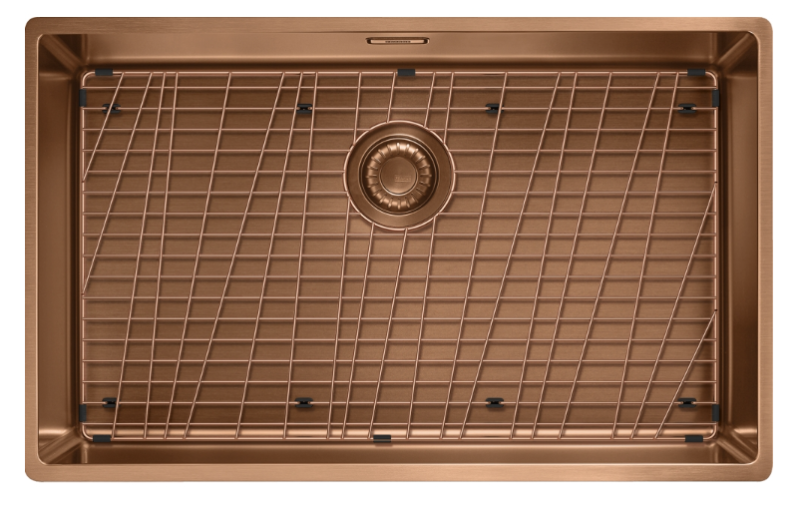 Franke Mythos Masterpiece BXM 210.68 Stor PVD Koppar 685x410mm Planmontering och Undermontering Diskho 127.0674.535