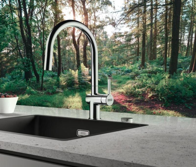 Franke Active J Köksblandare krom med utdragbar dusch 115.0653.401