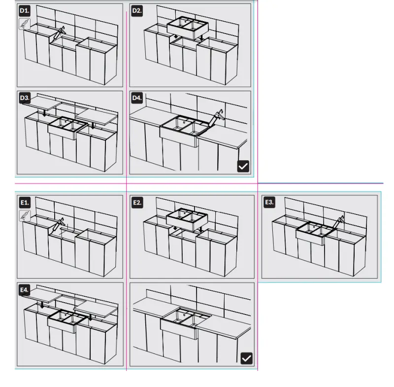 GraniteMy Bondgård dubbel lantlig diskho i granit 80x63 cm vit infälld och undermonterad 1208957290