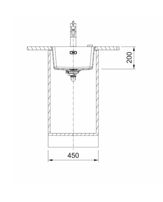 Franke Maris MRG 210 / 110-37 Fragranite svart utgåva matt svart diskbänk infälld