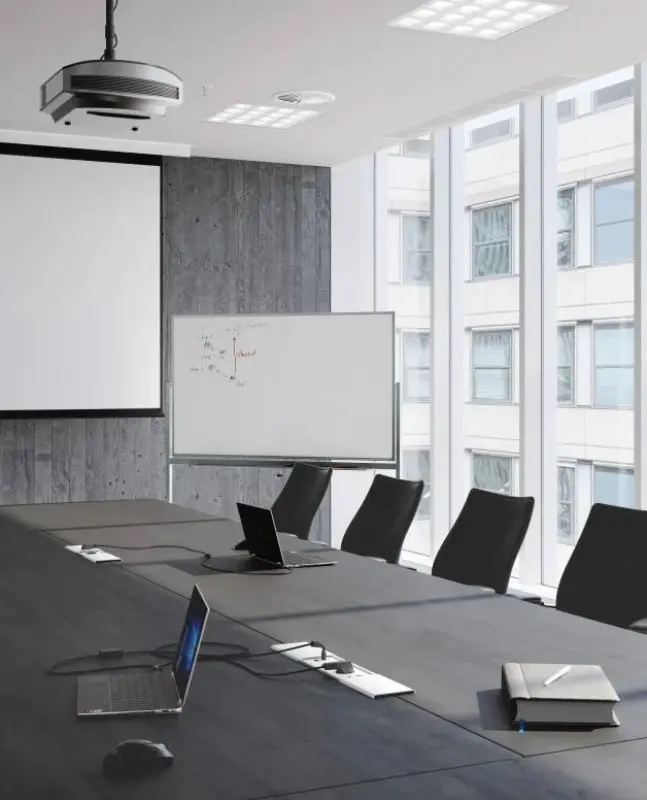 Indux Slide max inbyggt köksuttag jordpinne i arbetsbänk med USB-A, HDMI, RJ45 och USB-C färg matt vit 1208957440