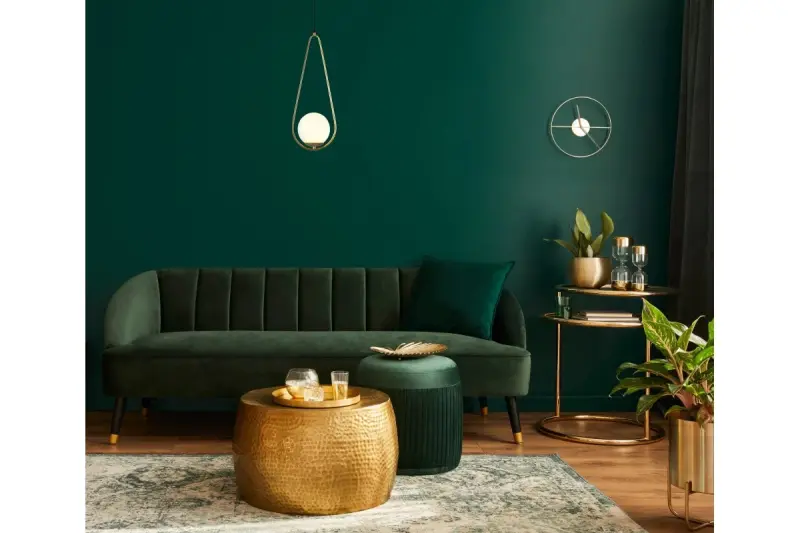 Dekor Ciklop golvlampa i mässing med dropputseende 9737