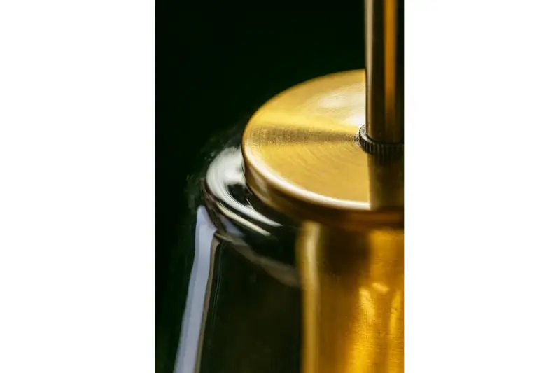 Dekor Lime 397 mm hög modern bärnstensfärgad hänglampa 7900