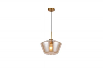 Dekor Lime 339 mm hög modern bärnstensfärgad hänglampa 7924