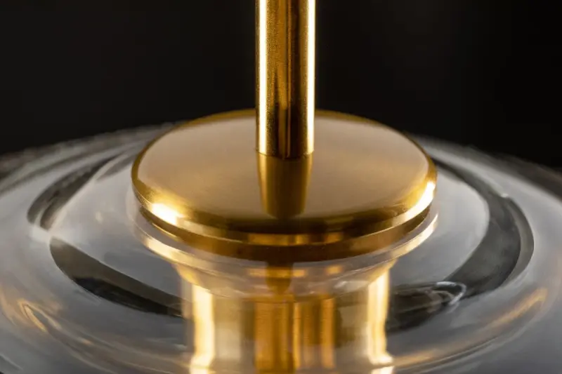 Dekor Lime 339 mm hög modern bärnstensfärgad hänglampa 7924