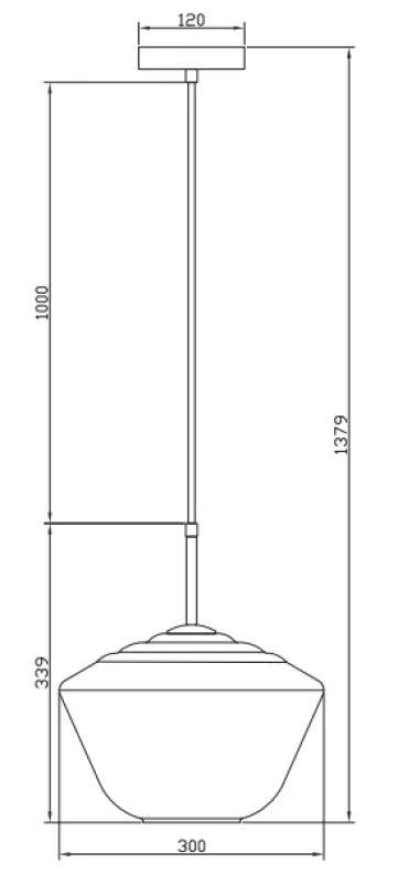 Dekor Lime 339 mm hög modern bärnstensfärgad hänglampa 7924