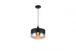 Decor Lender modern hänglampa av metall och glas bredd 250 mm 8433