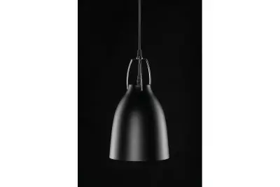 Decor Orient konisk metallhänglampa svart med kontrasterande vit insida 4475