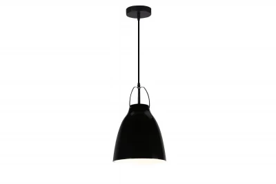 Decor Orient konisk metallhänglampa svart med kontrasterande vit insida 4475