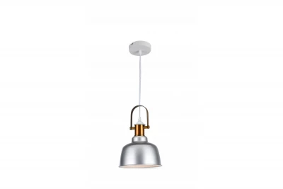 Decor Zenit metallisk kupolformad grå hänglampa med metallic finish 4895