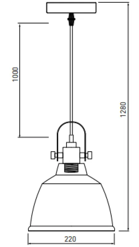 Decor Zenit metallisk kupolformad grå hänglampa med metallic finish 4895