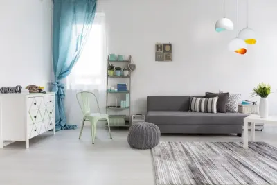 Decor Mavia klotformad vit och gul hänglampa 4987
