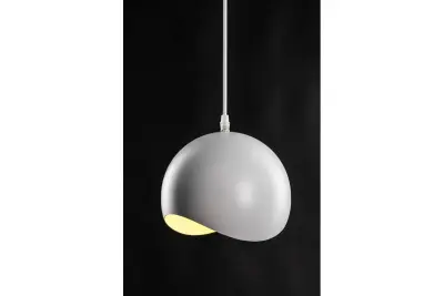 Decor Mavia klotformad vit och gul hänglampa 4987