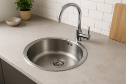 Franke Rondo ROX 210.38 rund rostfri diskho 43,9 cm planmontering 127.0688.778