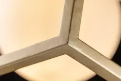 Dekor Avelin hänglampa med gyllene rektangulär ram bredd 45 cm 2232