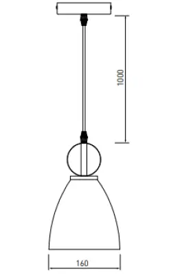 Dekor Kerala svart elegant hänglampa 3239