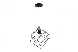 Dekor Rosa svart geometrisk hänglampa bestående av 2 svarta kuber 3437
