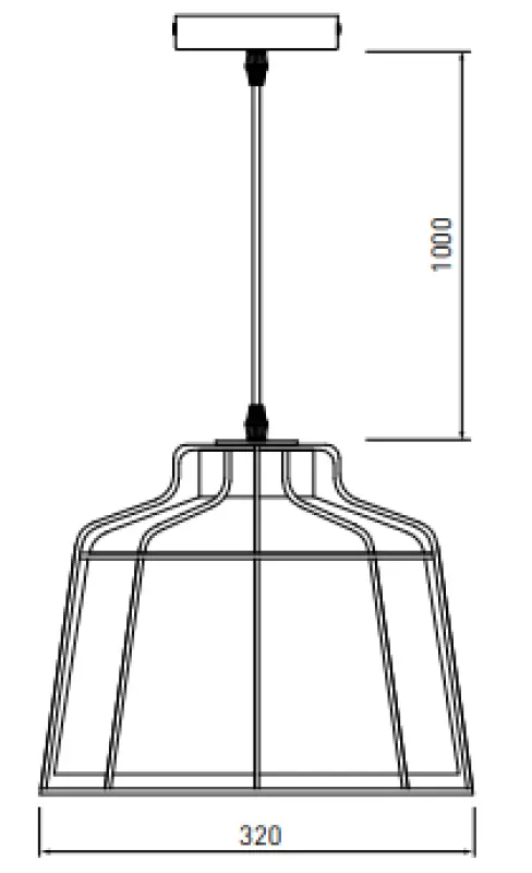 Dekor Goa grön hänglampa med dekorativ gyllene ram 3499