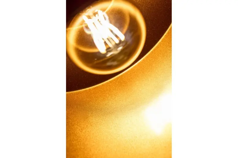 Dekor Goa grå hänglampa med dekorativt gyllene ram 3550